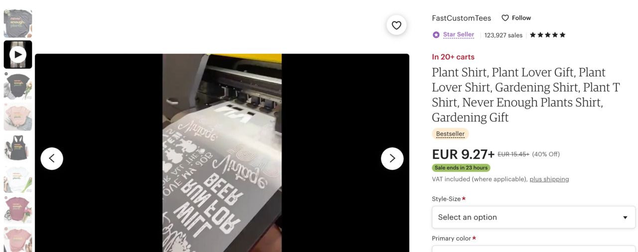 etsy listing example